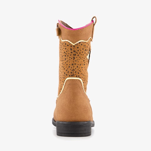 Western laarzen met sterren cognac