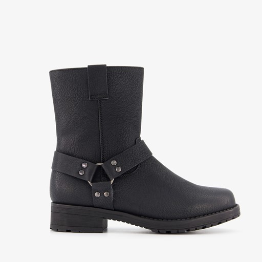 Meisjes biker boots zwart