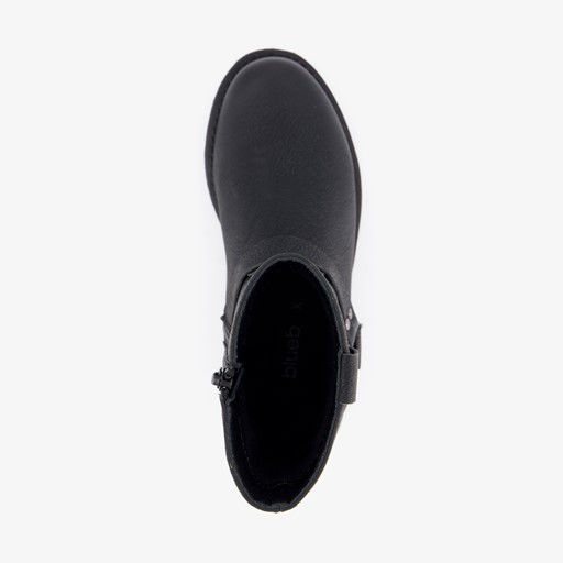 Meisjes biker boots zwart