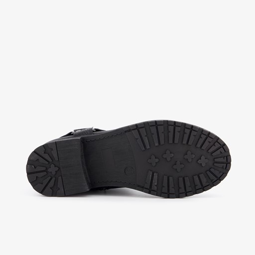 Meisjes biker boots zwart
