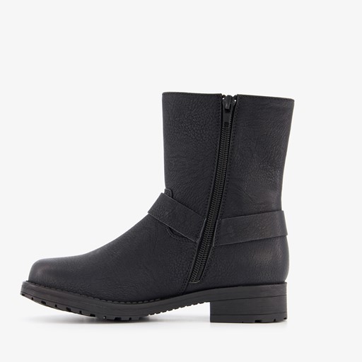 Meisjes biker boots zwart