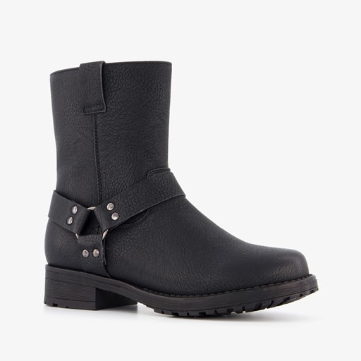 Meisjes biker boots zwart