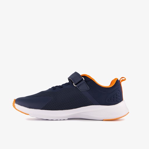 Kinder sportschoenen blauw oranje