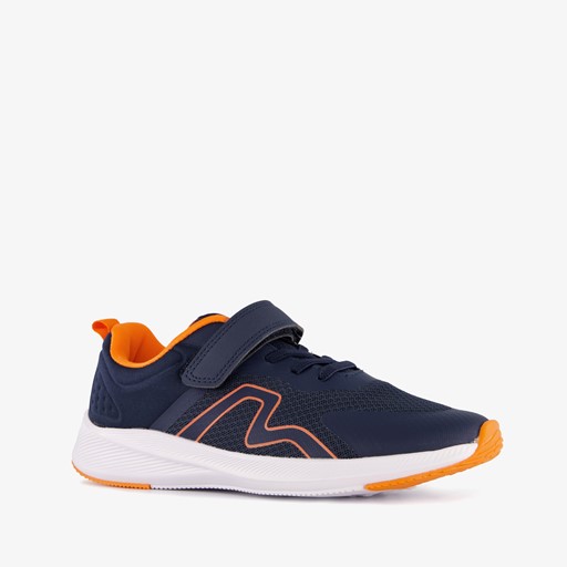 Kinder sportschoenen blauw oranje