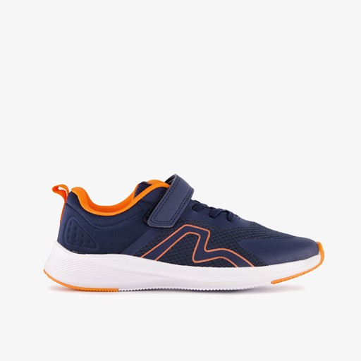 Kinder sportschoenen blauw oranje