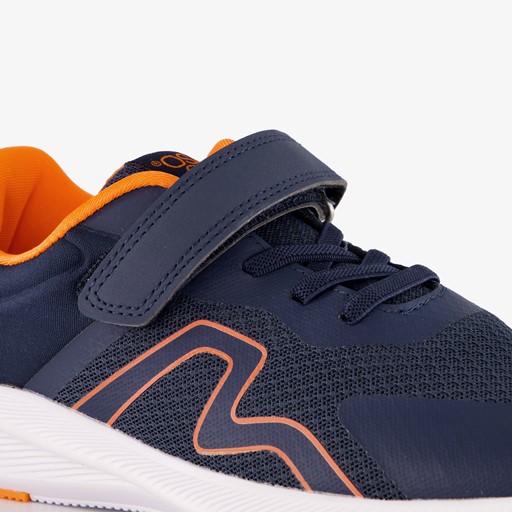 Kinder sportschoenen blauw oranje
