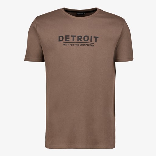 Heren T-shirt bruin