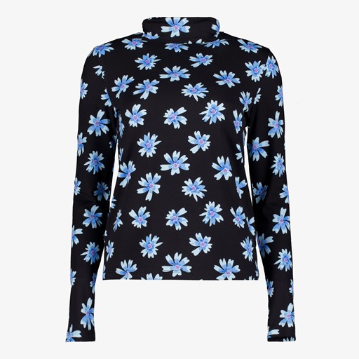 Dames coltrui met blauwe bloemen