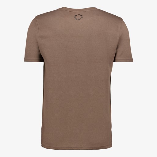 Heren T-shirt bruin
