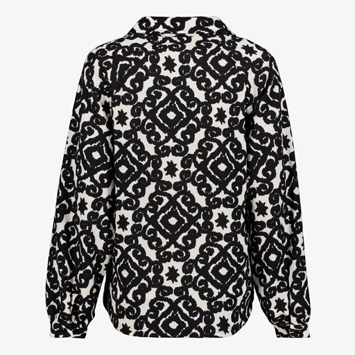 Dames blouse met ikat print