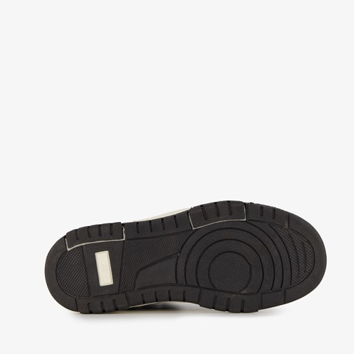 Hoge jongens sneakers legergroen