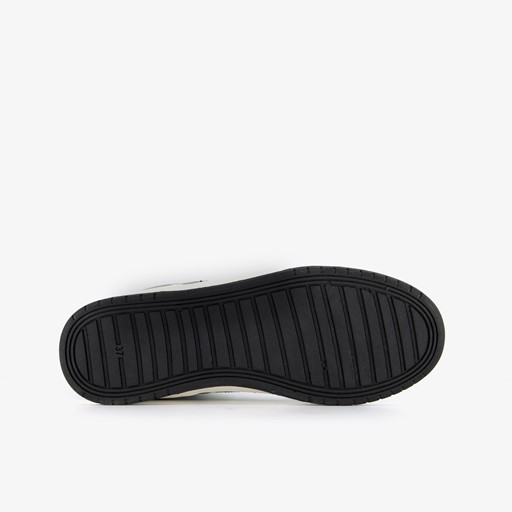 Hoge dames sneakers grijs wit