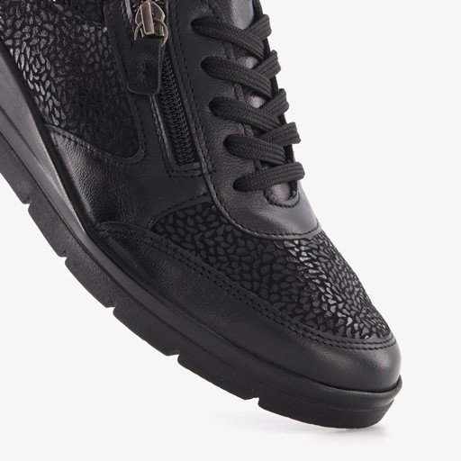 Dames veterschoenen zwart
