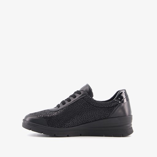 Dames veterschoenen zwart