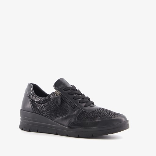 Dames veterschoenen zwart