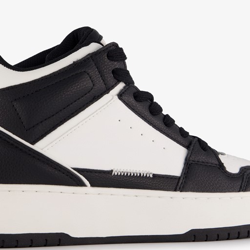 ONLY Shoes hoge dames sneakers wit zwart