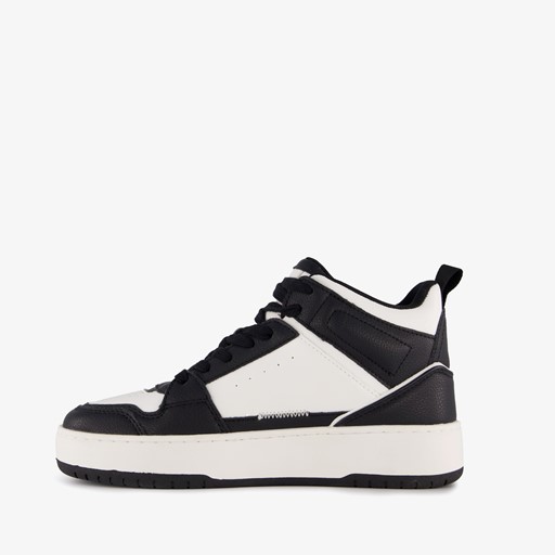 ONLY Shoes hoge dames sneakers wit zwart