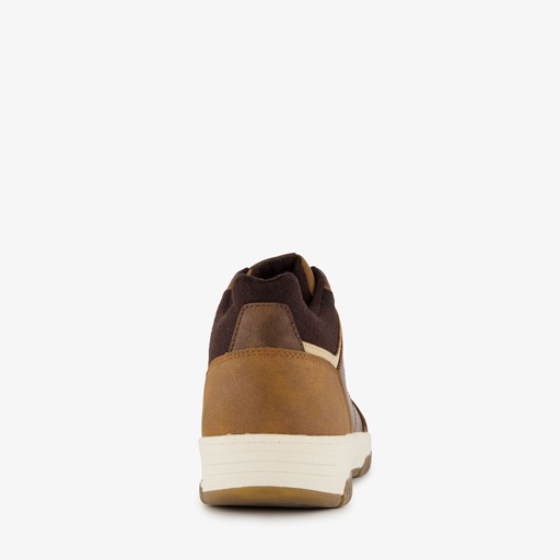 Hoge heren sneakers cognac