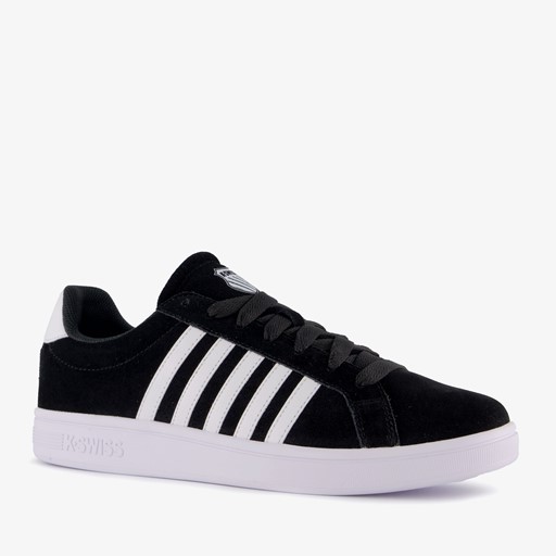 Court Tiebreak suede heren sneakers zwart