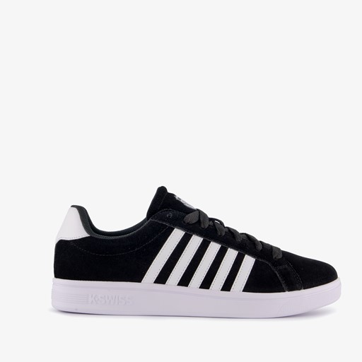 Court Tiebreak suede heren sneakers zwart