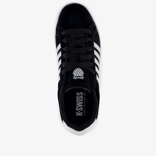 Court Tiebreak suede heren sneakers zwart
