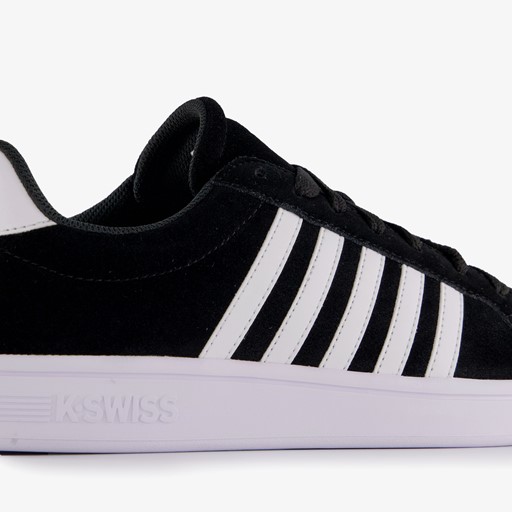 Court Tiebreak suede heren sneakers zwart