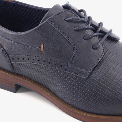 Heren veterschoenen blauw