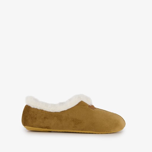 Dames pantoffels bruin