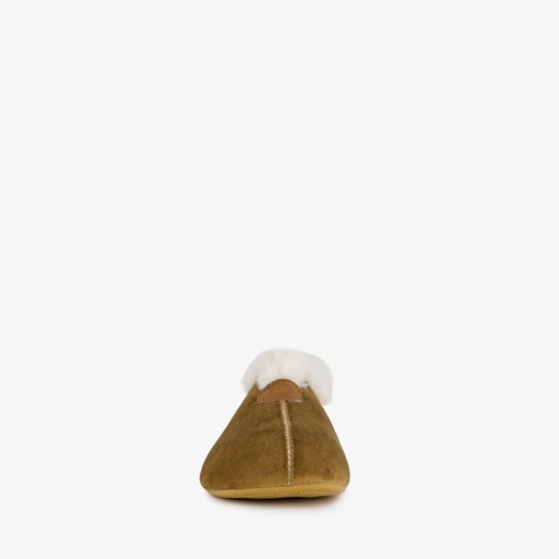 Dames pantoffels bruin