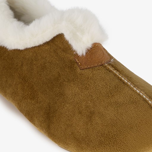 Dames pantoffels bruin