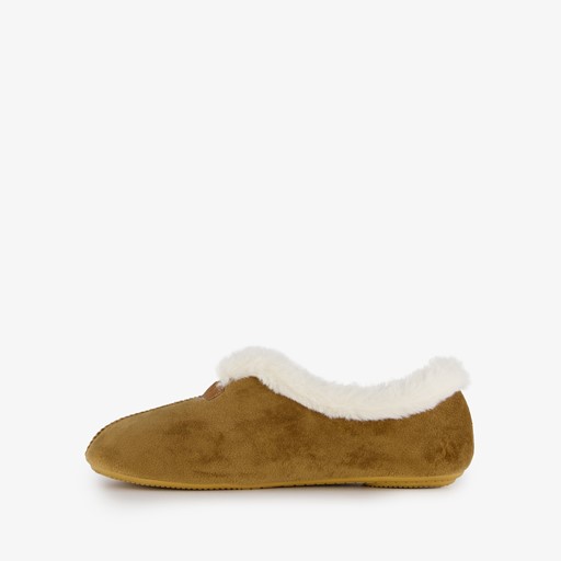 Dames pantoffels bruin