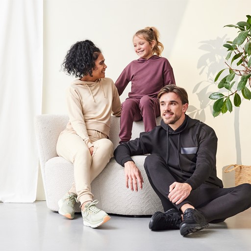 Cropped dames hoodie beige