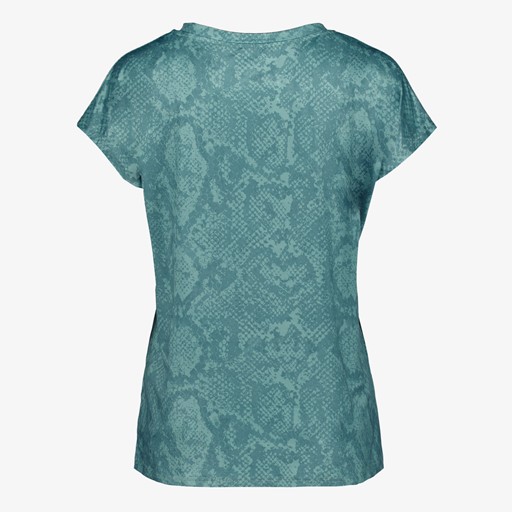 Dames sport T-shirt met print groen