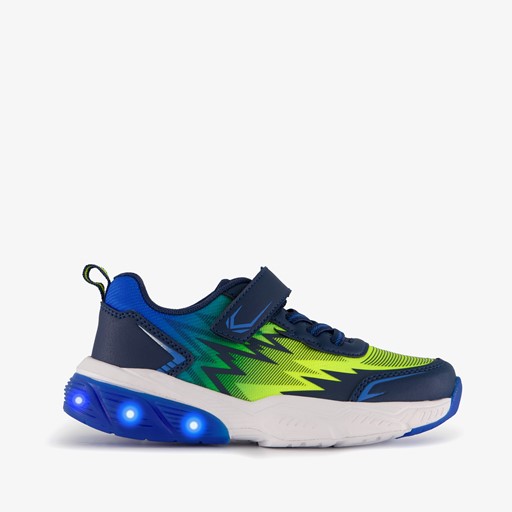 Jongens sneakers met lichtjes neon