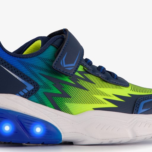 Jongens sneakers met lichtjes neon