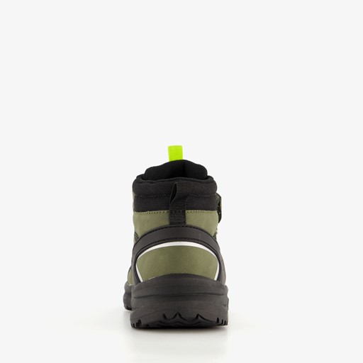 Hoge jongens sneakers donkergroen