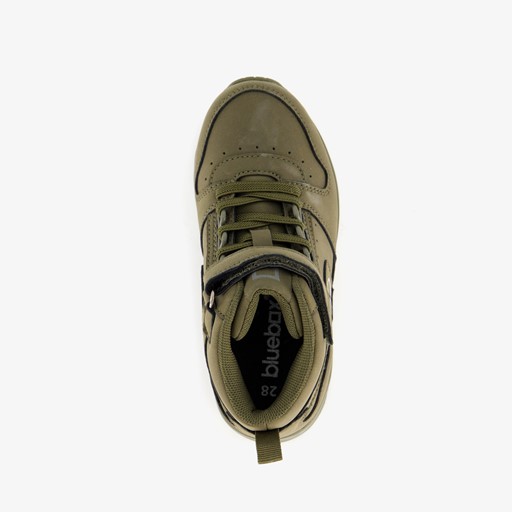 Hoge jongens sneakers donkergroen