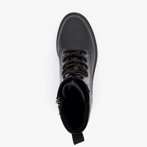 Dames veterboots zwart