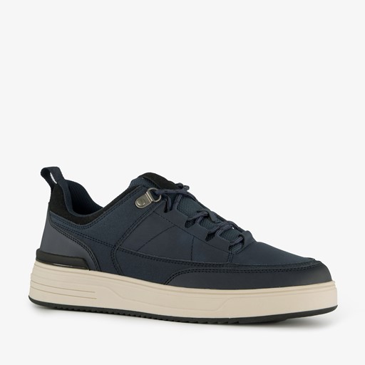 Heren sneakers donkerblauw