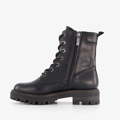 Dames veterboots zwart