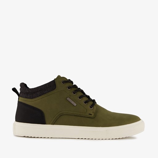 Hoge here sneakers donkergroen
