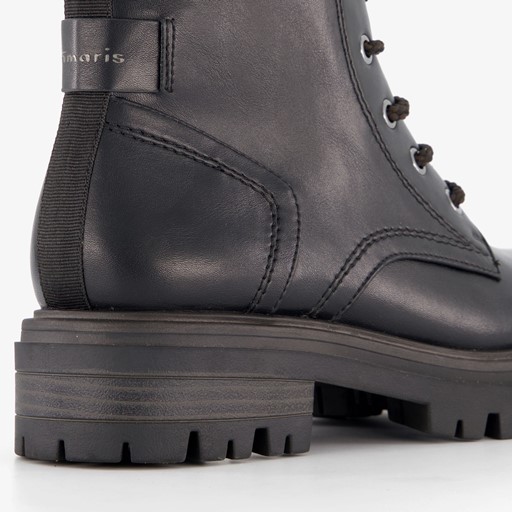 Dames veterboots zwart