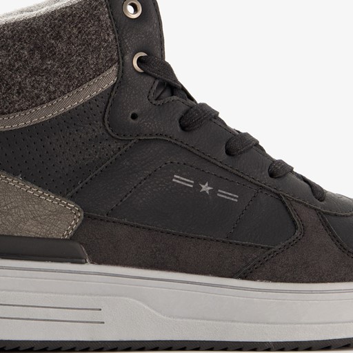 Hoge heren sneakers zwart