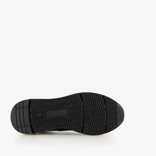 Leren dames dad sneakers zebraprint