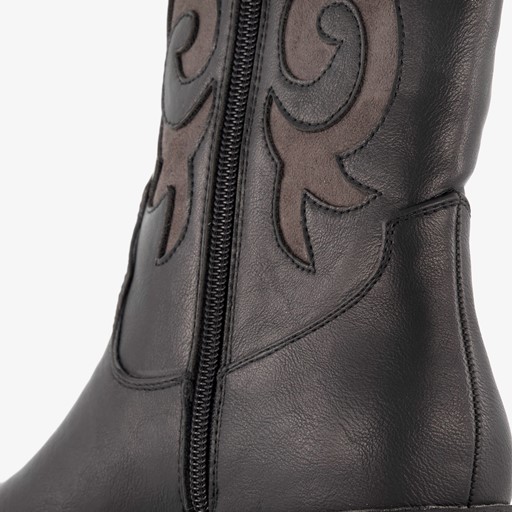 Dames western laarzen zwart