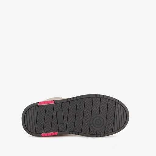 Gevoerde hoge meisjes sneakers goud