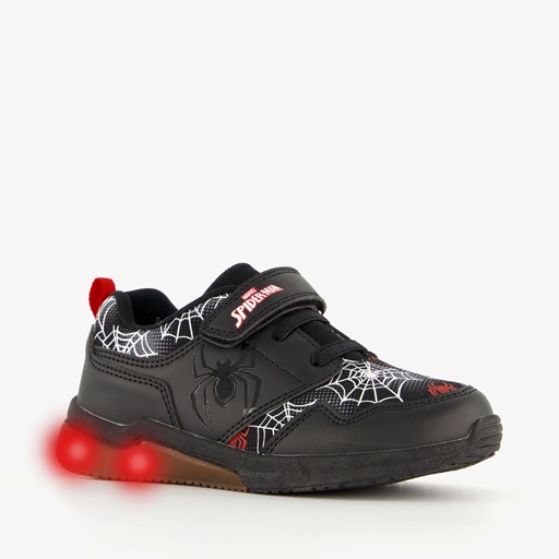 Jongens sneakers met lichtjes zwart