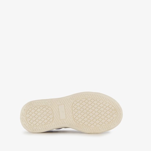 Hoge meisjes sneakers paars metallic