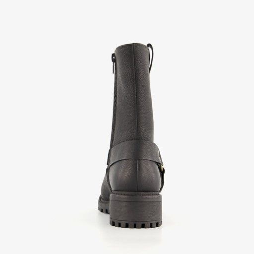 Dames biker boots zwart
