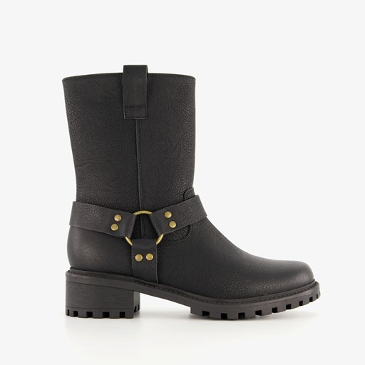 Dames biker boots zwart